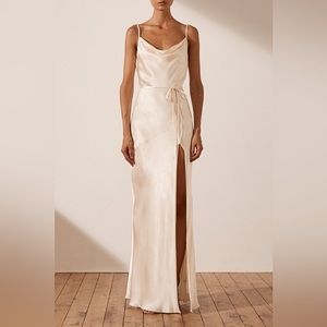 NWT Shona Joy La Lune Bias Cowl Dress